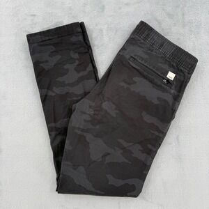 Vuori Ripstop Climber Pant‎  Charcoal Camo Black Grey Drawstring Women's Size S